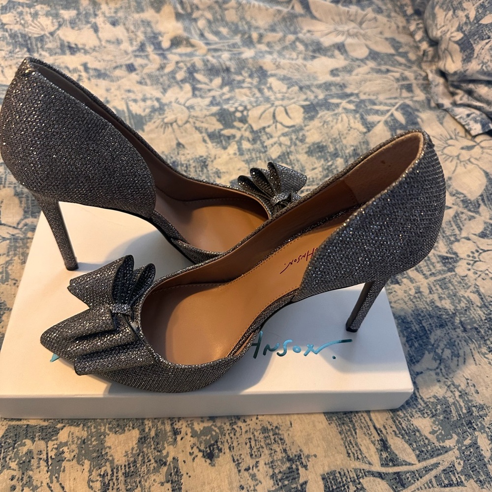 Sparkling Silver Heels